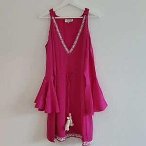 White Cove embroidered mini dress
